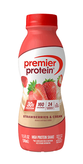 Strawberries & Cream Protein Shake